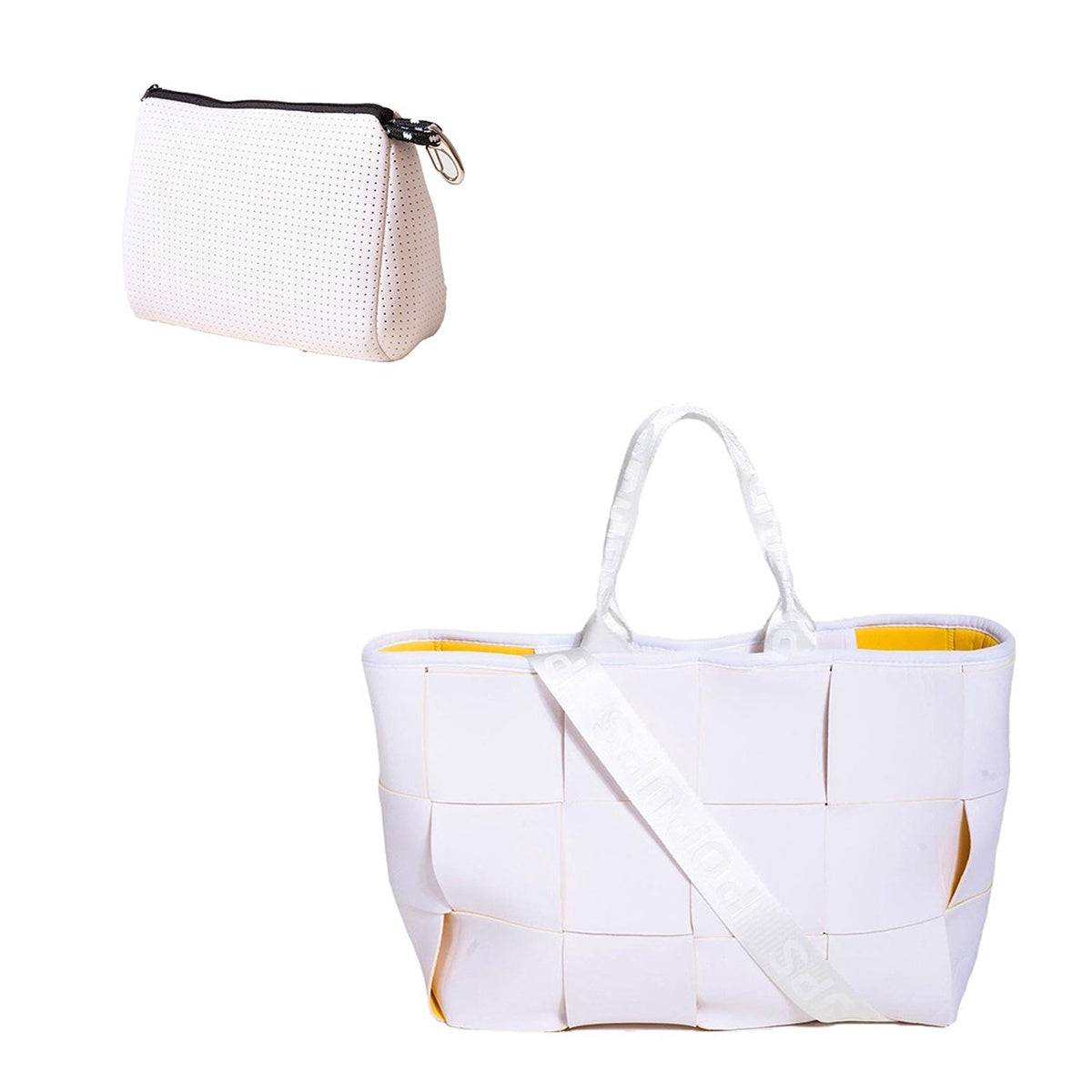  Pop Ups Brand Pouch + Icon Tote - White - Default Title - Bonton