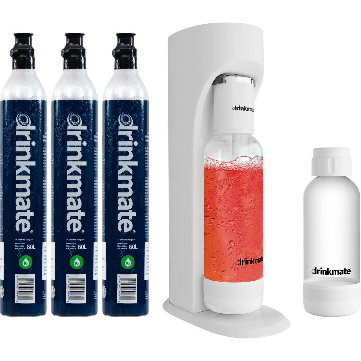 Drinkmate OmniFizz Ultimate Bundle, Sparkling Water and Soda Maker
