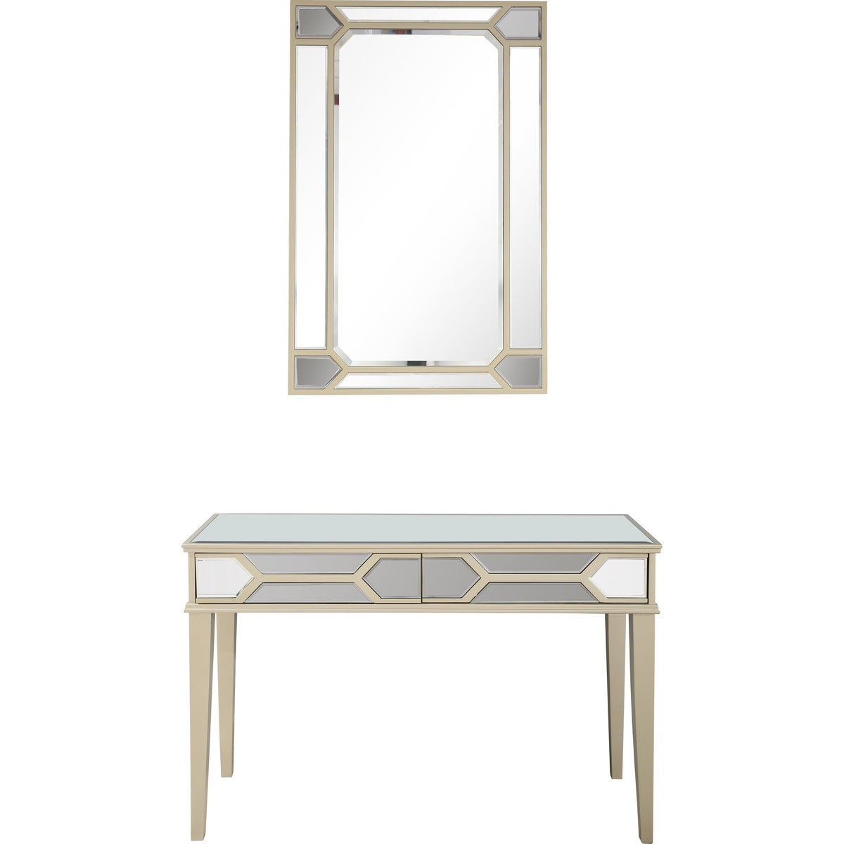  Keeley Wall Mirror and Console - Mirror - Bonton