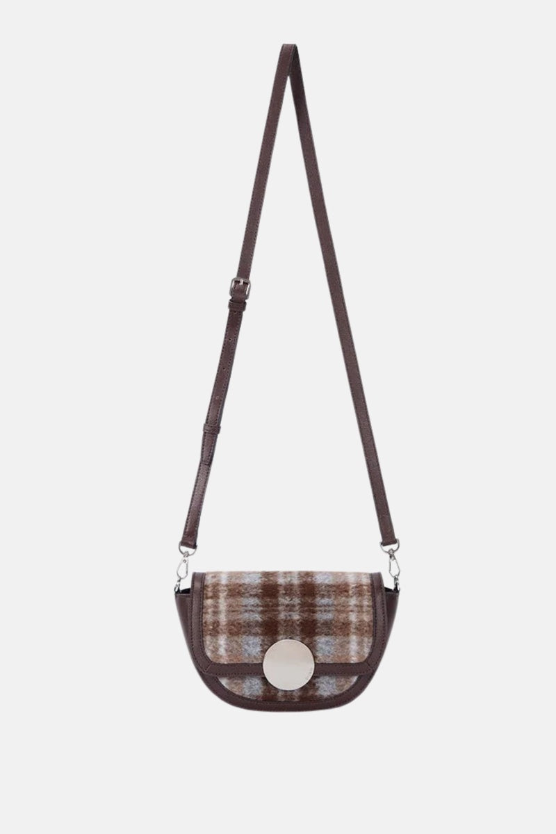  Oryany Oryany - Lottie Check Crossbody Small Handbags - Brown - Default Title - Bonton