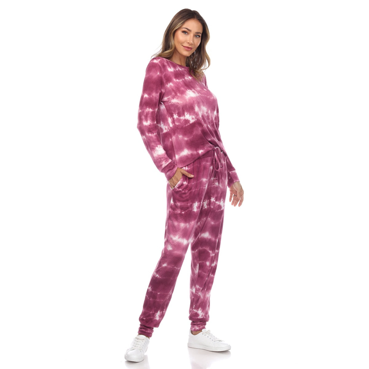  White Mark Women's 2 Piece Lounge Set - L - Bonton