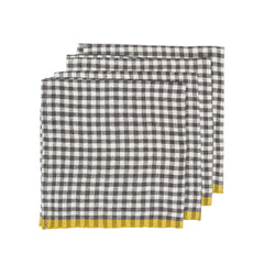 Two-Tone Gingham Napkins, Set of 4