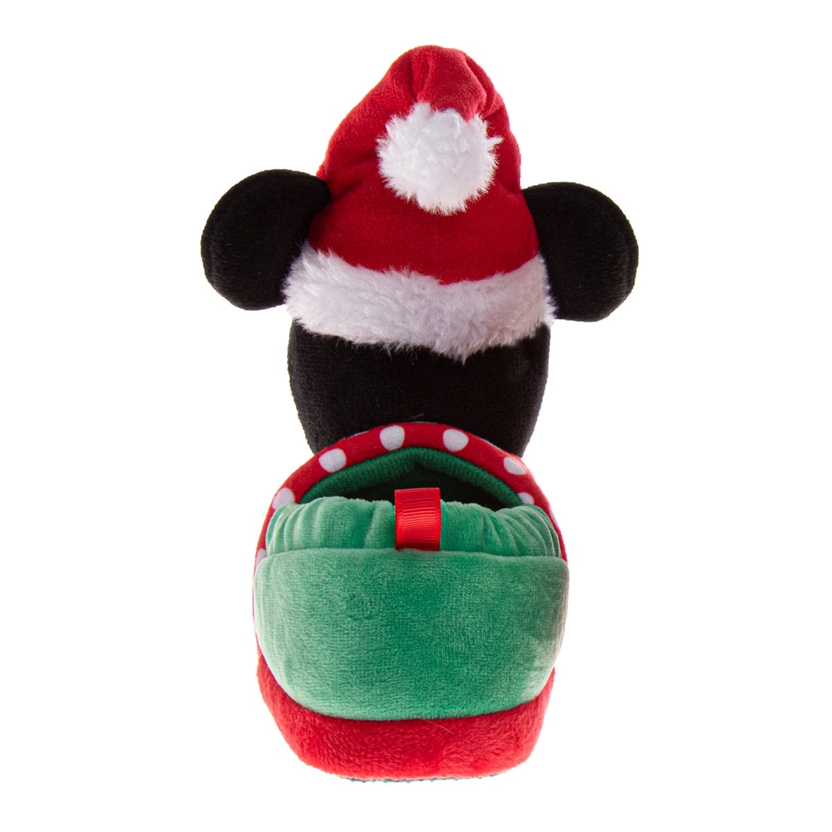  Josmo Disney Mickey Mouse Christmas Boys Slippers Cozy Plush Santa House Shoes Size Toddler - 5-6 - Bonton