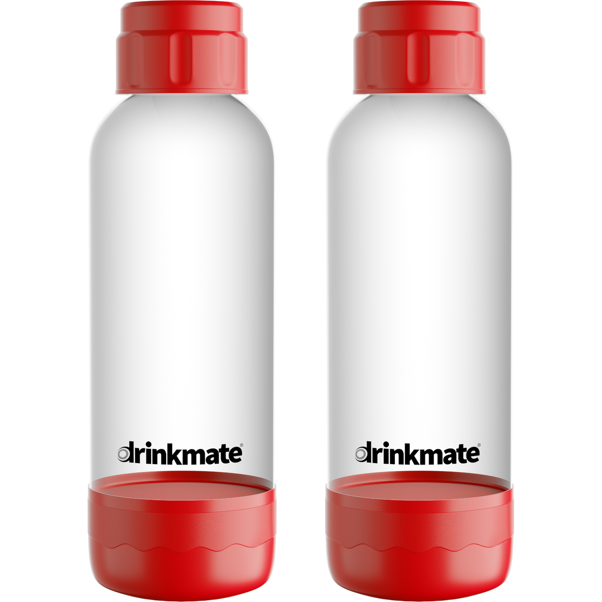  Drinkmate 1 Liter Bottles - Twin Pack - White - Bonton