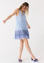 Seaside Sleeveless Tiered Dress