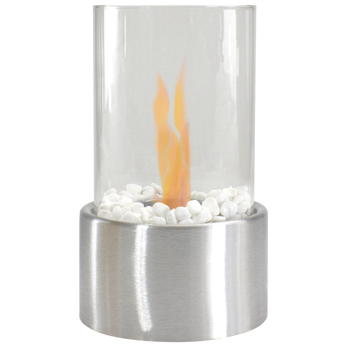  Northlight Bio Ethanol Round Portable Fireplace With Base - 10.5