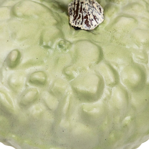 7.5" Light Green Textured Gourd Autumn Table Decoration