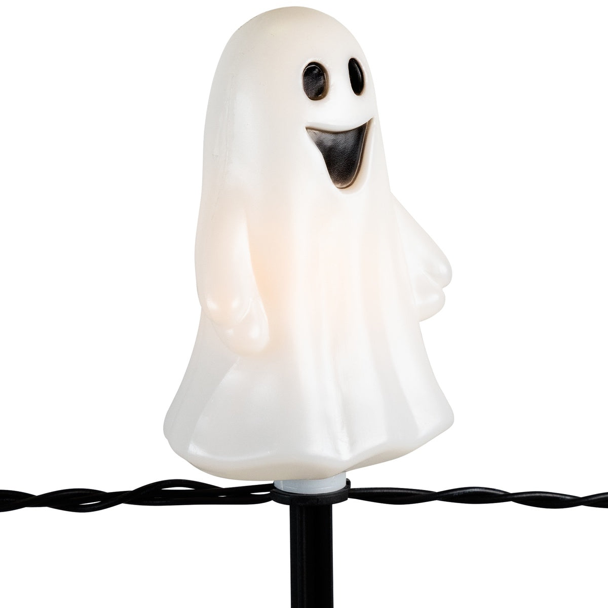  Northlight Set of 5 Ghost Shaped Halloween Pathway Markers - 3.75ft Black Wire - Default Title - Bonton