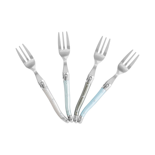 Laguiole Cake Forks, Set of 4 - Mother of Pearl