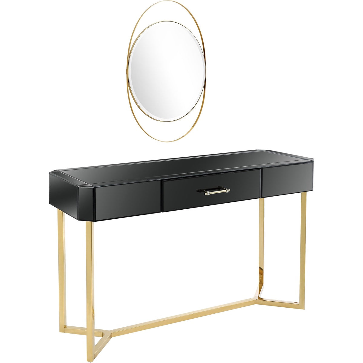  Sonya Wall Mirror and Console Table - Mirror - Bonton