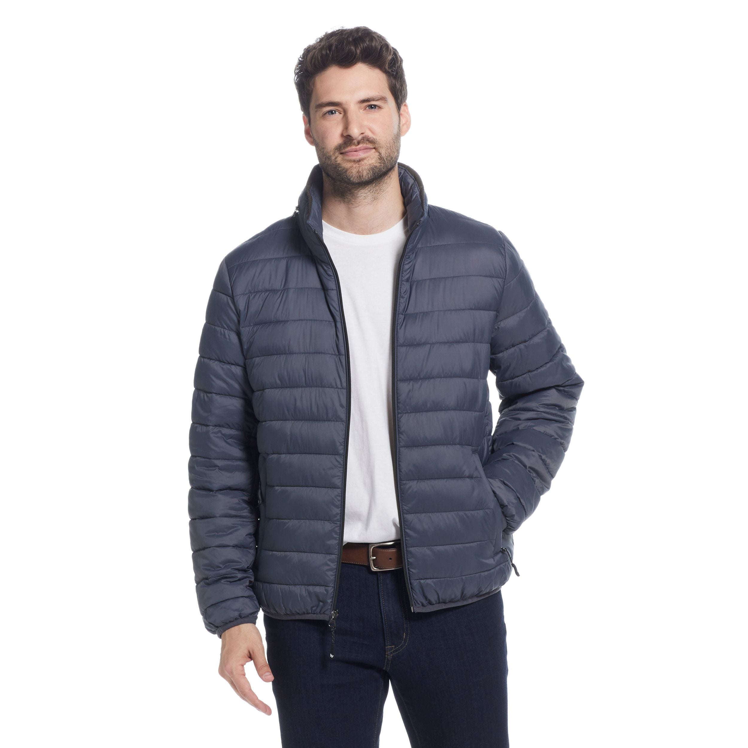  Weatherproof Men's Packable Pillow Jacket - Black - Bonton