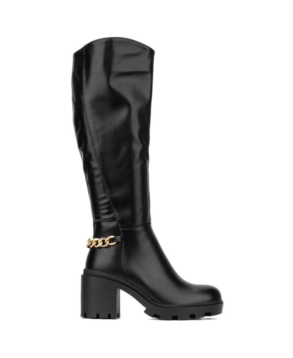  Torgeis Women's Athena Tall Boot - Black - Bonton