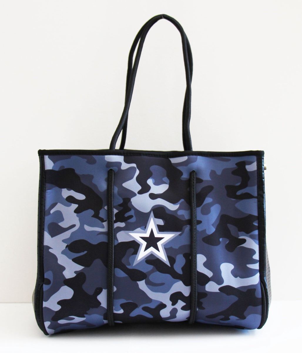  Lemonbella The Marin Tote Camo Star - Default Title - Bonton