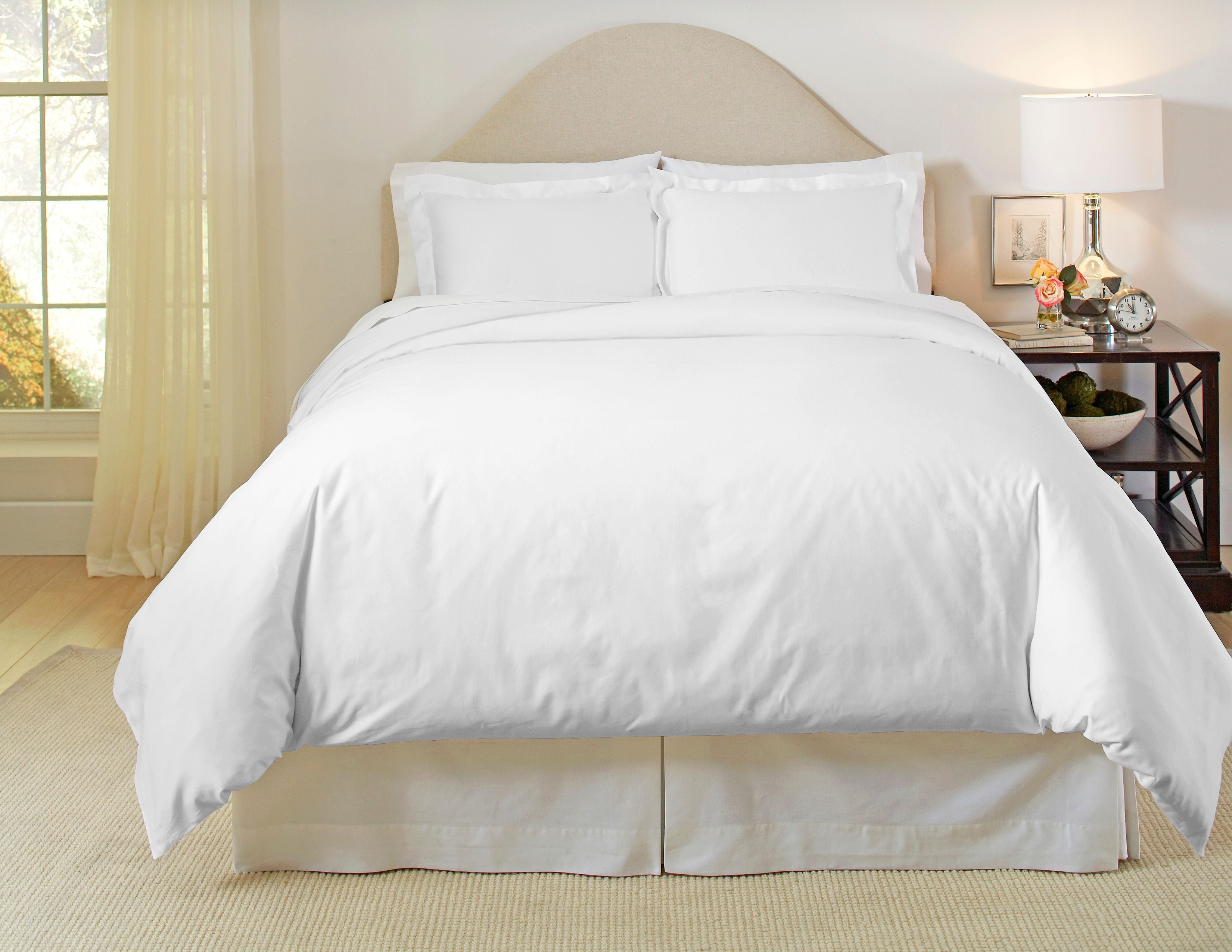  Pointehaven 500 Thread Count Cotton Duvet Sets - Expresso - Bonton