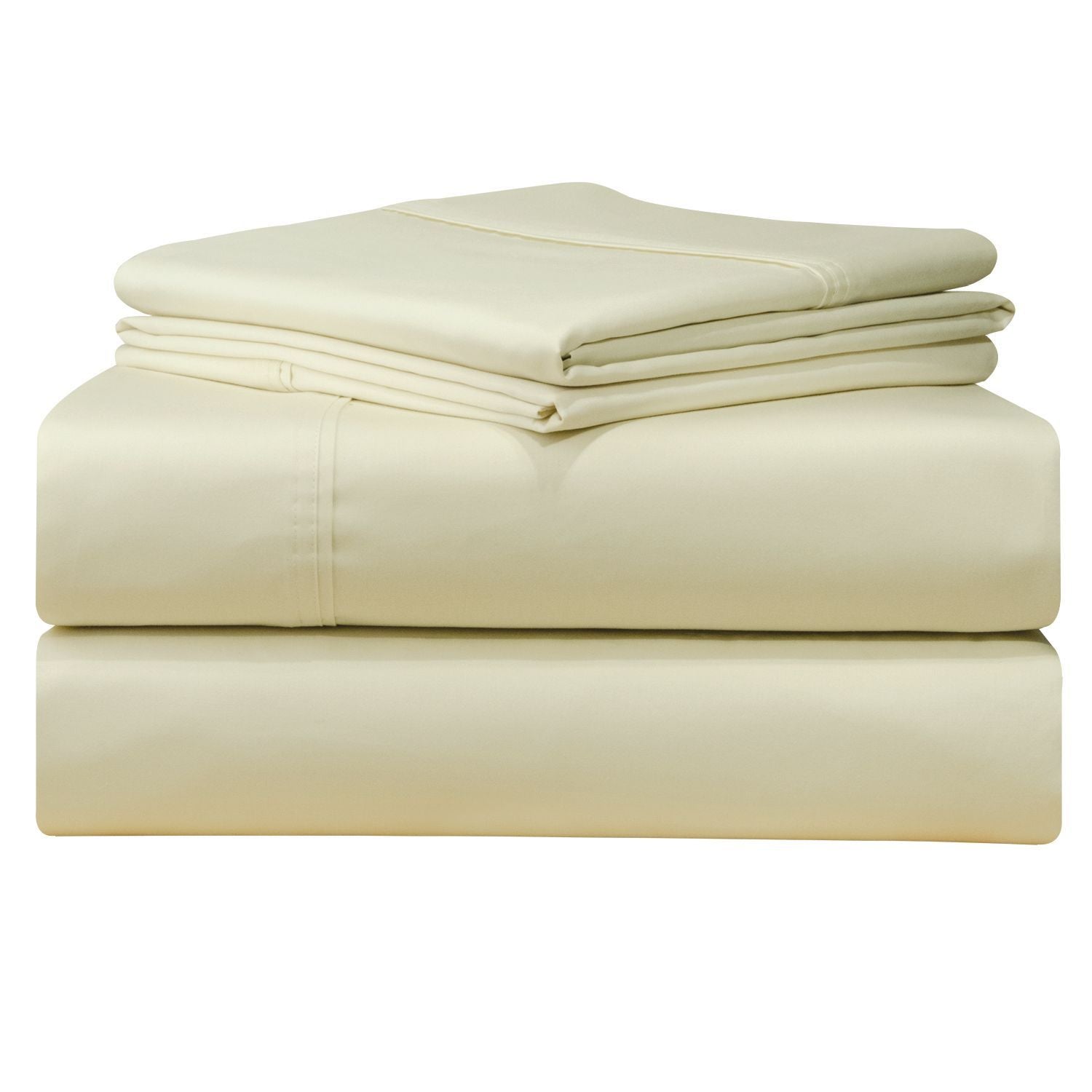  Pointehaven 500 Thread Count Cotton Sheet Sets - Chocolate - Bonton