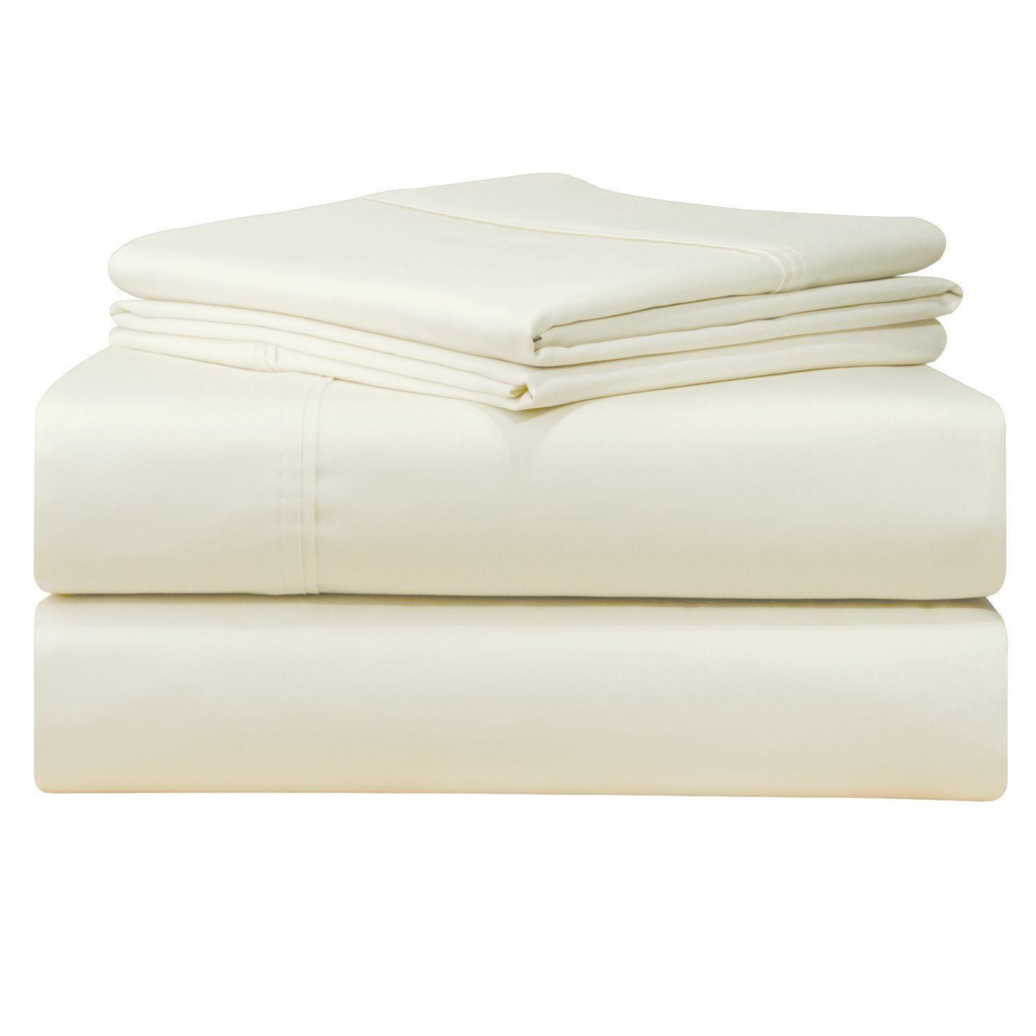  Pointehaven 500 Thread Count Cotton Sheet Sets - Chocolate - Bonton