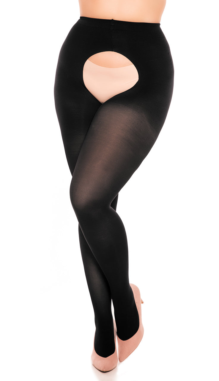  Glamory Hosiery Glamory Ouvert60 Open Tights - Black - Bonton