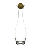 Sagaform By Widgeteer Nature Glass Water Carafe With Oak Stopper Clear/Brown