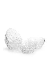 Sagaform By Widgeteer Picnic Outdoor Dinnerware Collection, Bowl, Set of 4 Clear