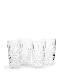 Sagaform By Widgeteer Picnic Outdoor Dinnerware Collection, Tumbler, Set of 4 Clear