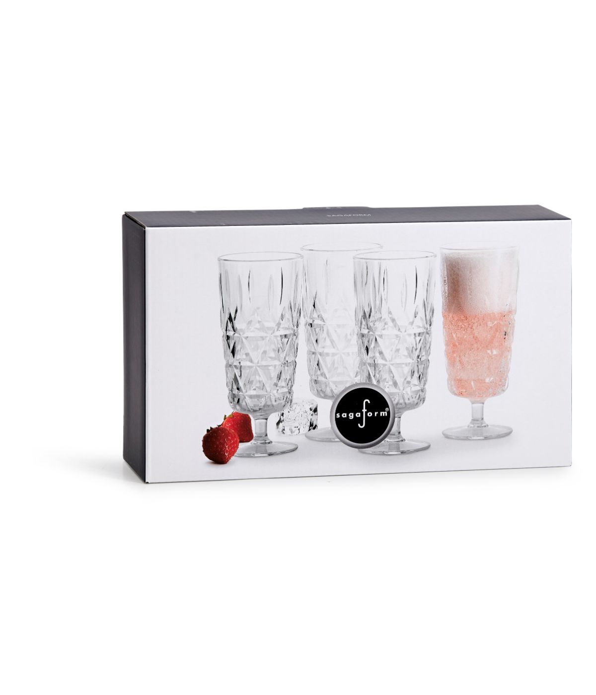 Sagaform By Widgeteer Picnic Outdoor Dinnerware Collection Champagne Glass, Set of 4 Clear