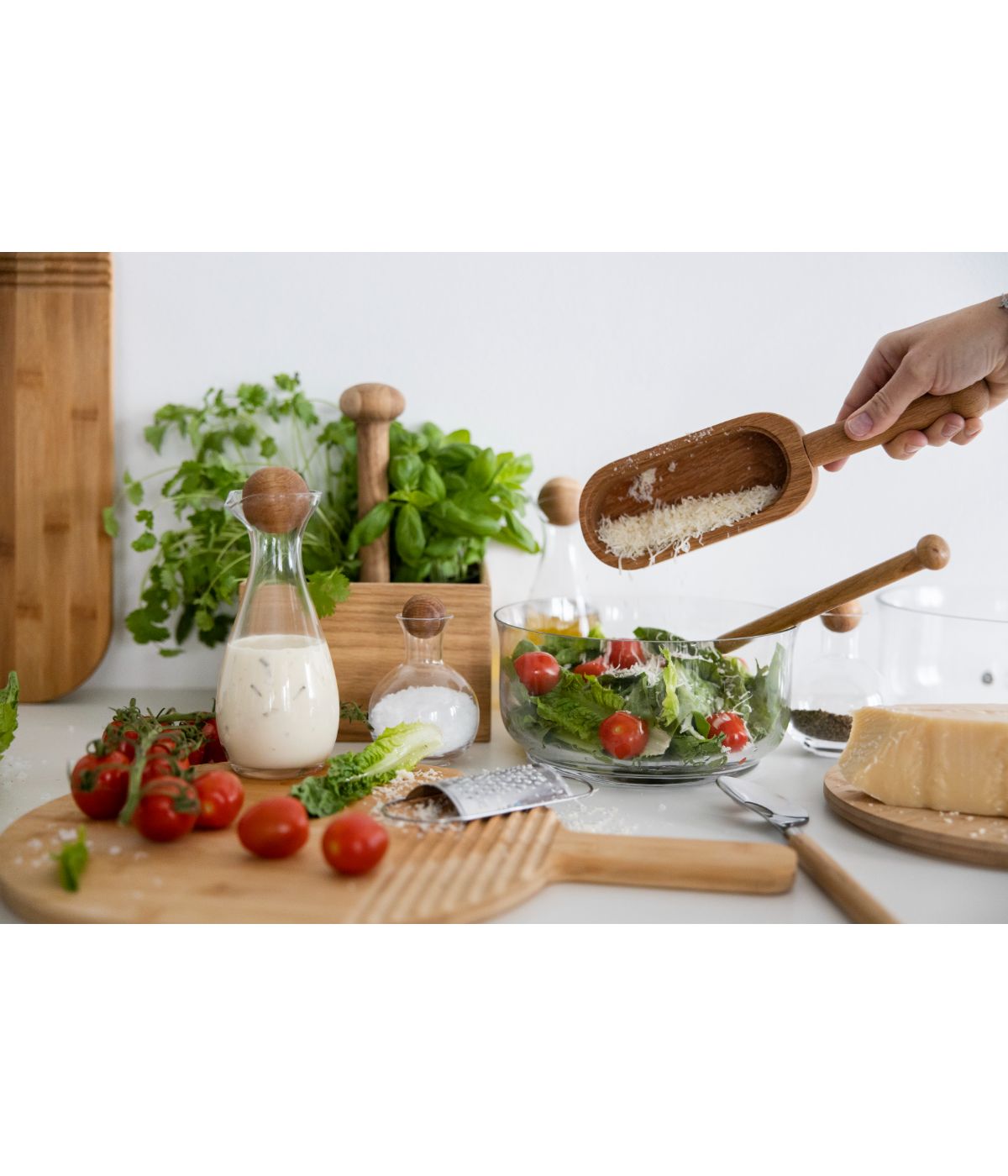  Widgeteer Sagaform By Widgeteer Nature Stainless Steel Cheese Grater With Oak Holder - Silver/Brown - Bonton