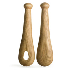 Sagaform By Widgeteer Nature Salad Server, Set of 2, Oak Brown