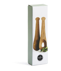 Sagaform By Widgeteer Nature Salad Server, Set of 2, Oak Brown