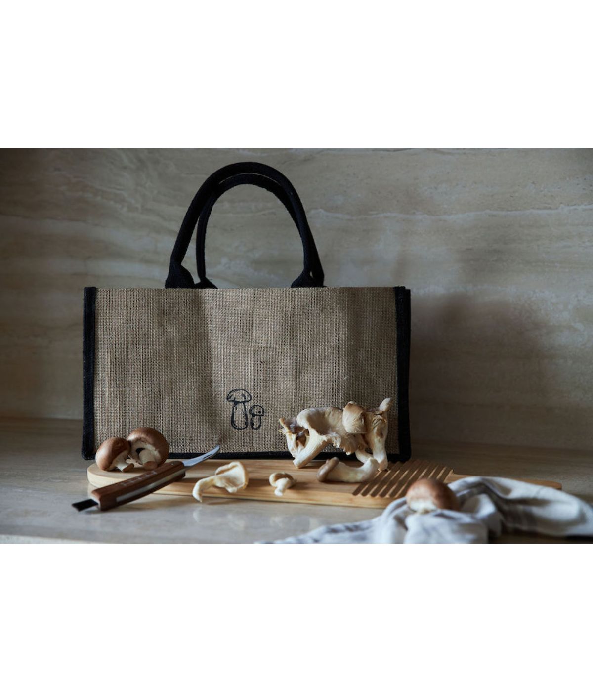  Widgeteer Sagaform By Widgeteer Karl-Johan Bag With Mushroom Knife - Brown/Silver - Bonton