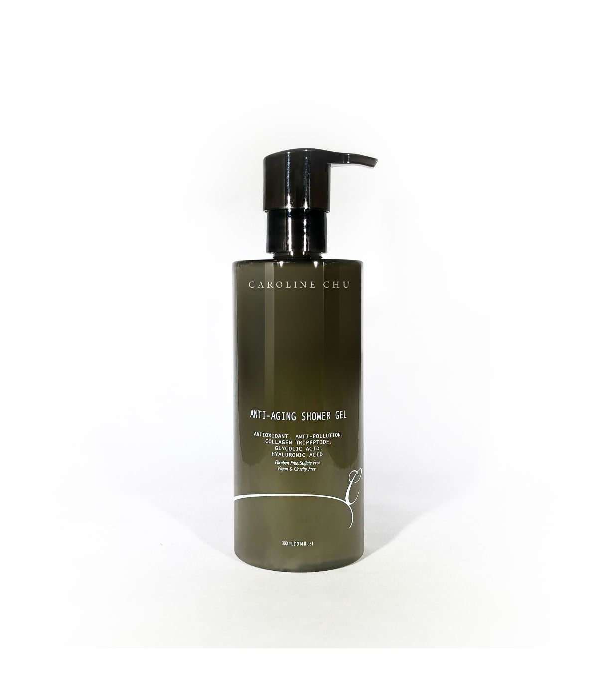  Caroline Chu Anti-Aging Shower Gel - Antioxidant, Anti-Pollution, Collagen Tripeptide, Glycolic Acid, Hyaluronic Acid - Clear - Bonton