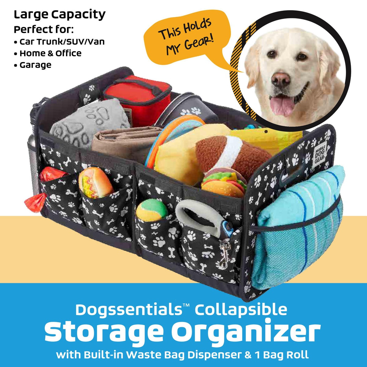  Mobile Dog Gear Dogssentials Collapsible Storage Organizer - Default Title - Bonton