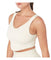 Women's Recycled Seamless Rib Dip Hem Sports Bra