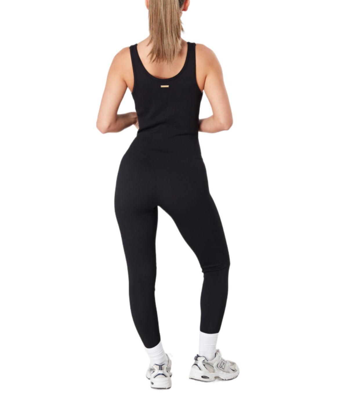  Twill Active Women's Recycled Seamless Ribbed Unitard - Black - Bonton