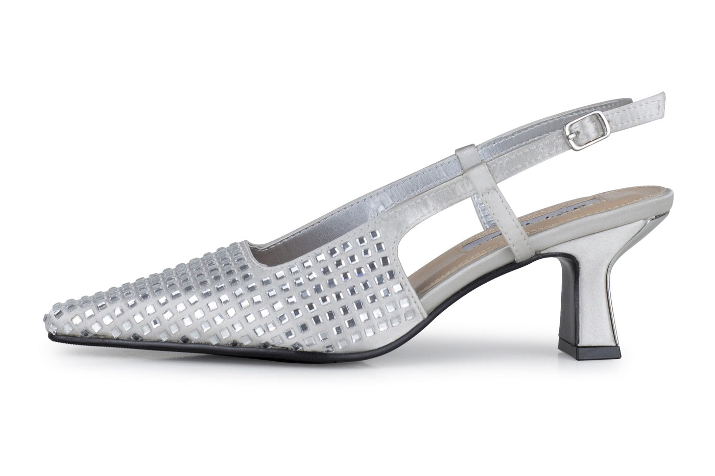  Lady Couture Shana Slingback Pump - Silver - Bonton