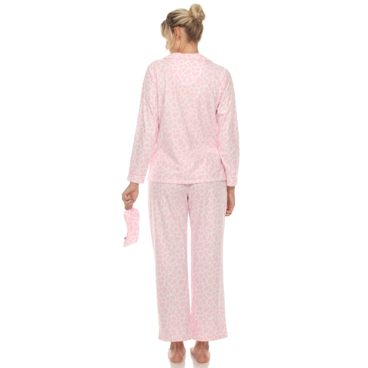  White Mark Women's Three Piece Pajama Set - M - Bonton