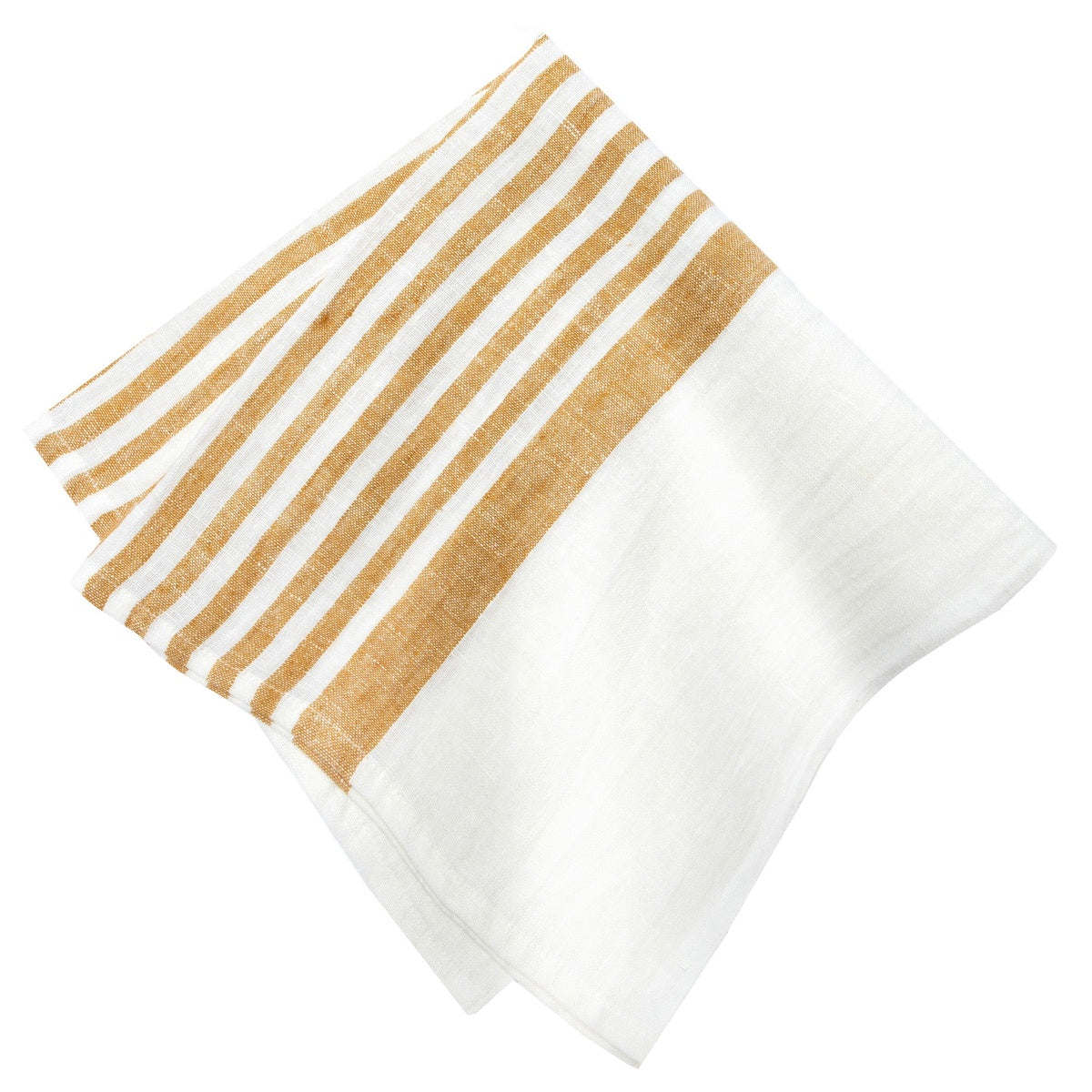  Caravan Brittany White Napkins 20x20 - Set of 4 - White & Blue - Bonton