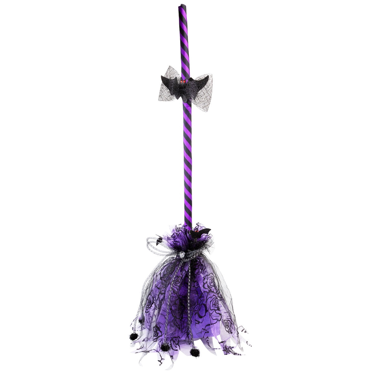  Northlight Striped Animated Witches Halloween Broom Decoration - 29