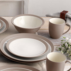 Colorwave 16-Piece Curve Dinnerware Set, Service for 4