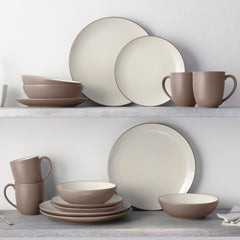 Colorwave 16-Piece Coupe Dinnerware Set, Service for 4