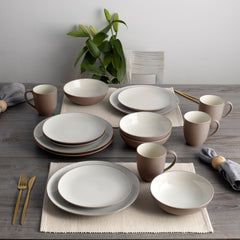 Colorwave 16-Piece Coupe Dinnerware Set, Service for 4