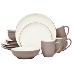 Colorwave 16-Piece Coupe Dinnerware Set, Service for 4