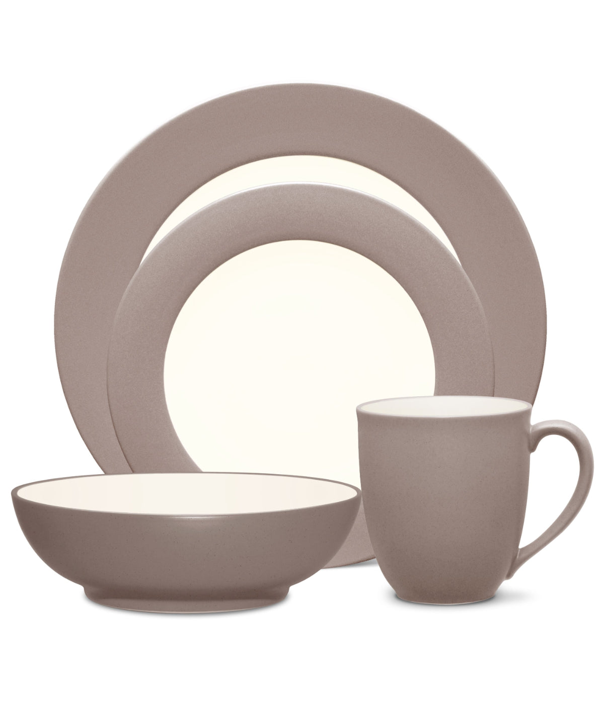  Noritake Colorwave 4 Piece Rim Place Setting - Clay - Bonton