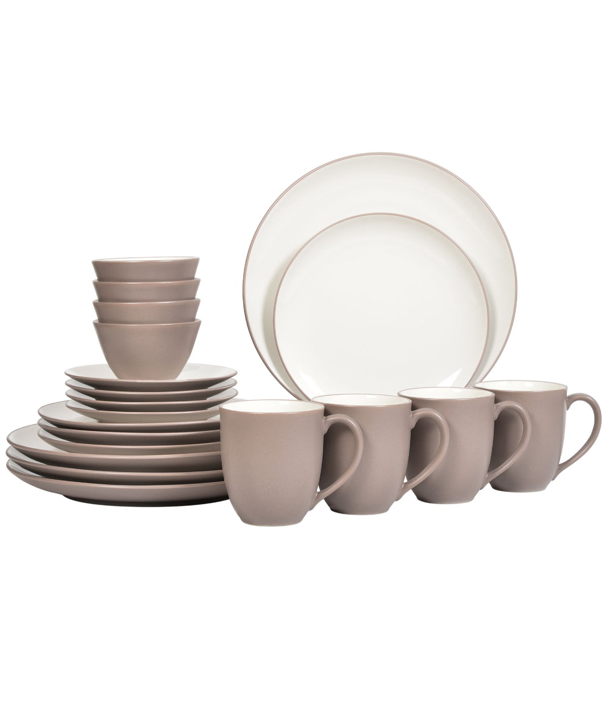  Noritake Colorwave 20 Piece Dinnerware Set - Clay - Bonton