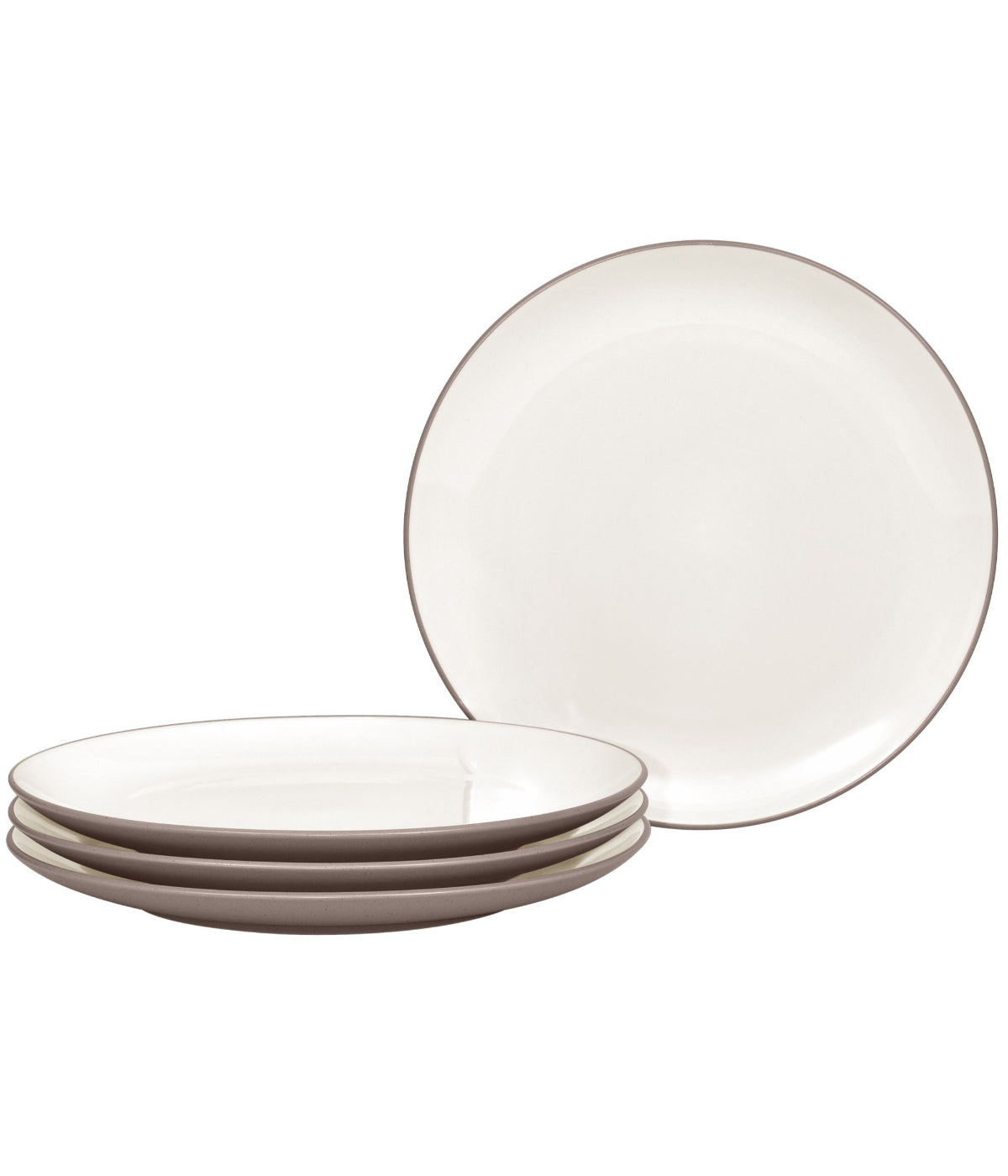  Noritake Colorwave Set of 4 Coupe Dinner Plates - Clay - Bonton