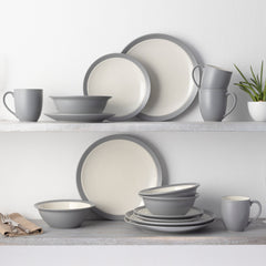 Colorwave 16-Piece Curve Dinnerware Set, Service for 4