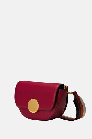 Oryany - Lottie Saddle Crossbody Small Handbags - Red / One Size