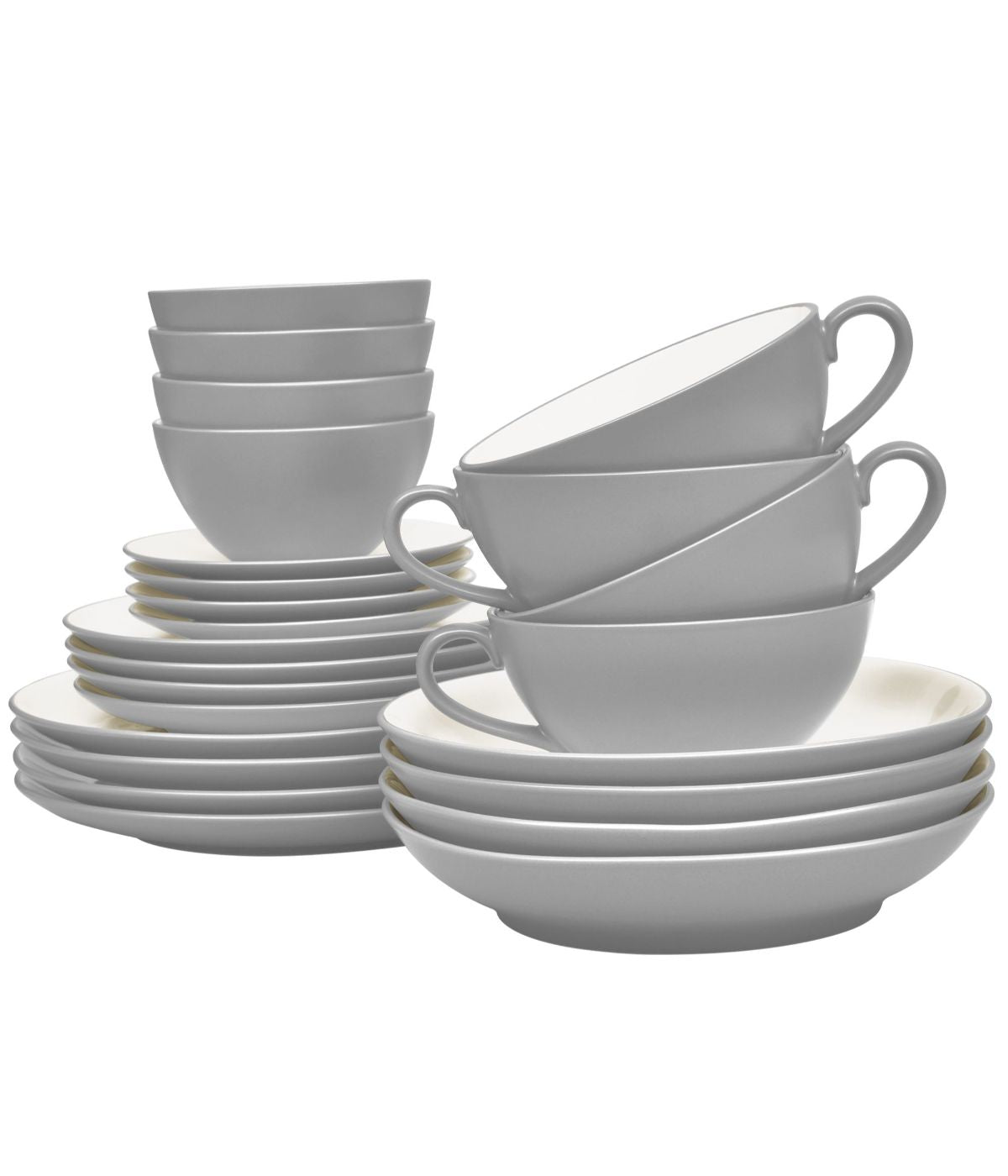  Noritake Colorwave 24 Piece Set, Service for 4 - Slate - Bonton