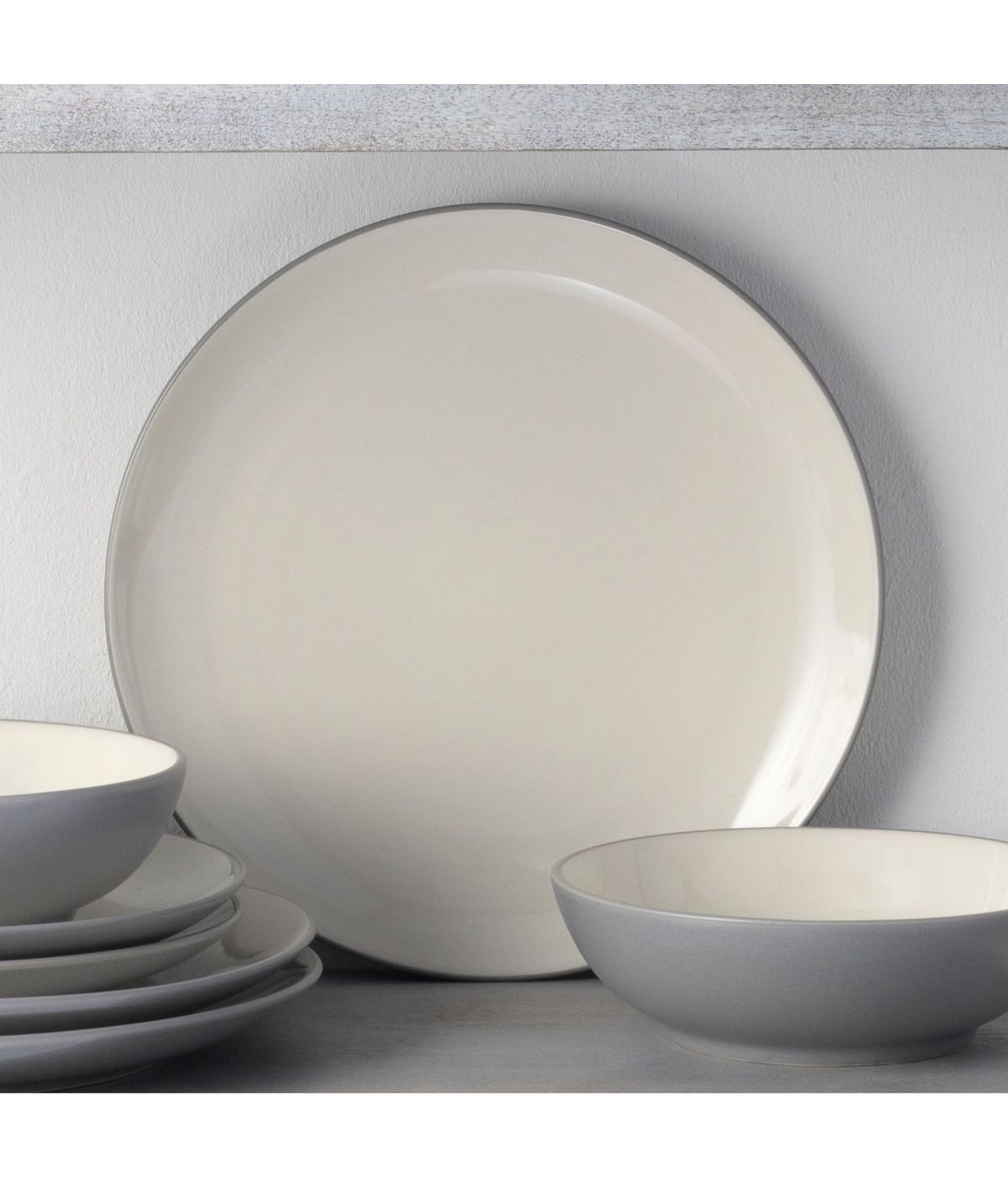  Noritake Colorwave Set of 4 Coupe Dinner Plates - Slate - Bonton