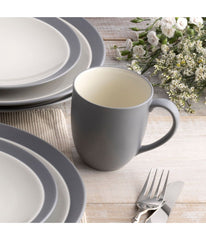 Colorwave Curve 4-Piece Curve Place Setting Slate