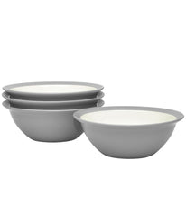 Colorwave Curve Set of 4 Soup/Cereal Bowls Slate